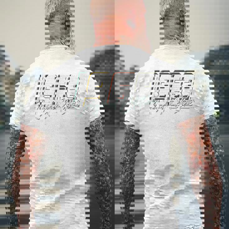 55 歳の誕生日、レトロなスタイルのオリジナル 1969 年版 メンズTシャツ バックプリント 高齢者への贈り物