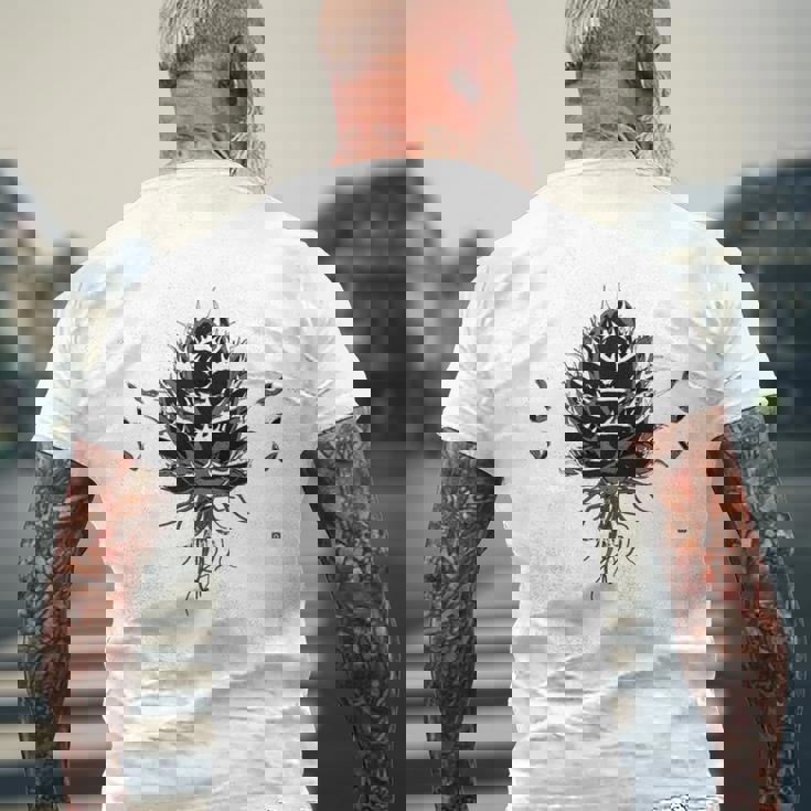 Agave Titanota【アガベ品質管理人】白鯨 ボタニカル 長袖tシャツ メンズTシャツ バックプリント 高齢者への贈り物