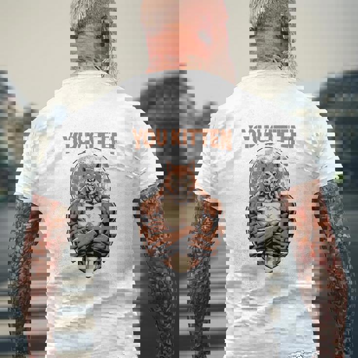 Alpha Wolf I 'Ll Protect You Kitten No Matter What Dominance 長袖tシャツ メンズTシャツ バックプリント 高齢者への贈り物