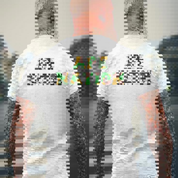 Apes Nation I Am Dumb Money ダイヤモンドエイプ Togethertronger メンズTシャツ バックプリント 高齢者への贈り物