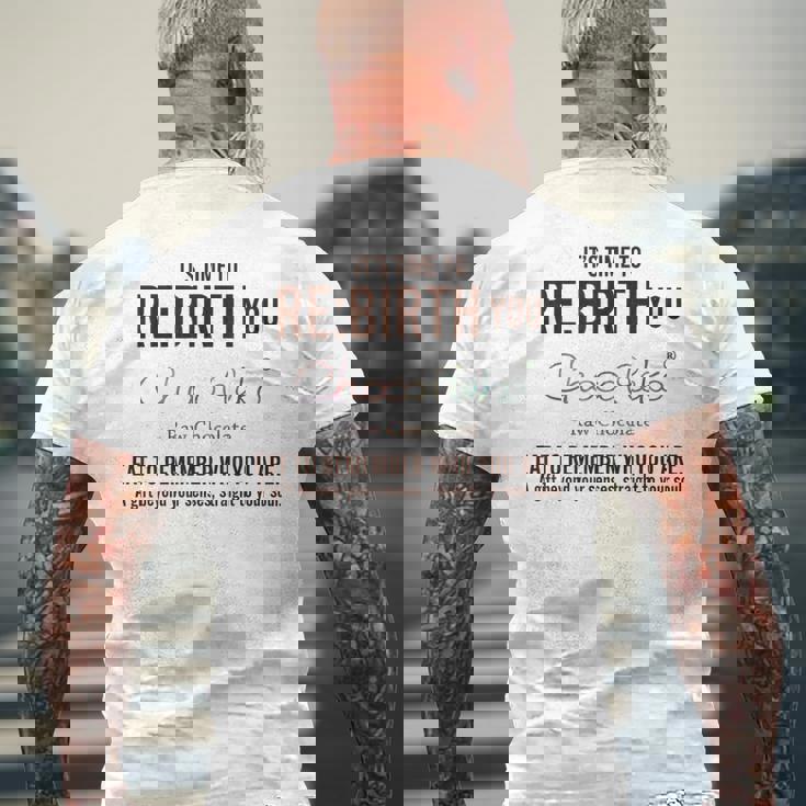 Awaken メンズTシャツ バックプリント 高齢者への贈り物