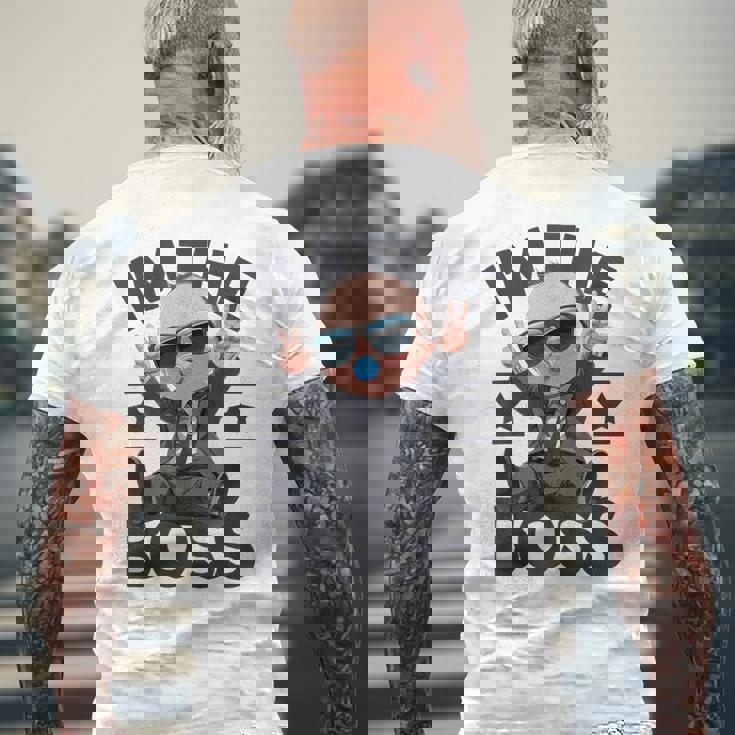 Baby Boss I'm The Boss レトロ Like A Boss キッズ メンズTシャツ バックプリント 高齢者への贈り物