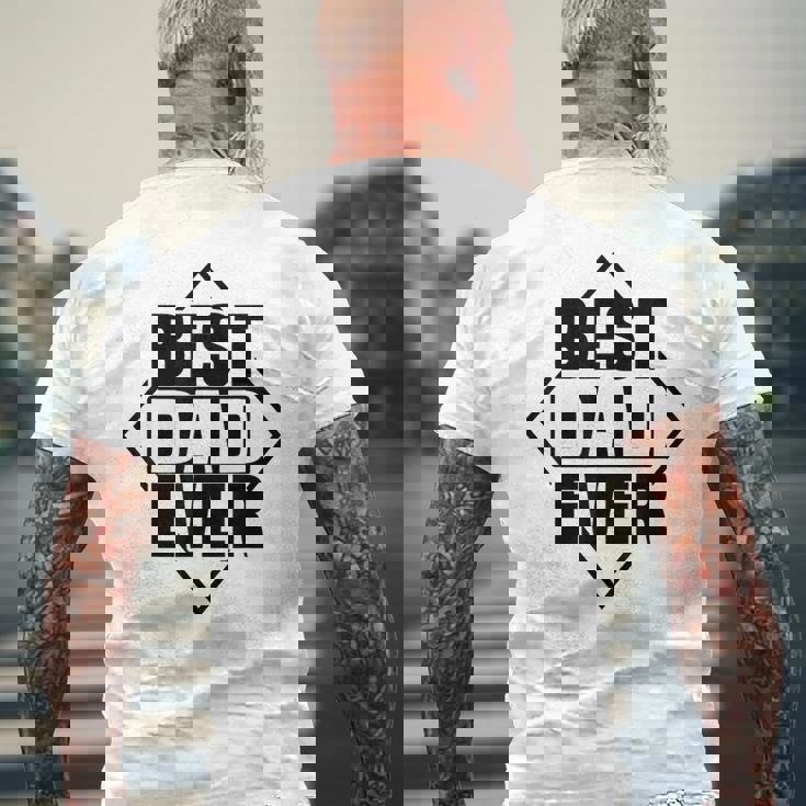 Best Dad Ever 父の日 ファニー 夫 パパ メンズ パパ メンズTシャツ バックプリント 高齢者への贈り物