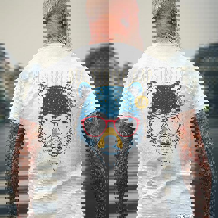 Bigtone Gapirginia Cool Bear サングラスデザイン 長袖tシャツ メンズTシャツ バックプリント 高齢者への贈り物