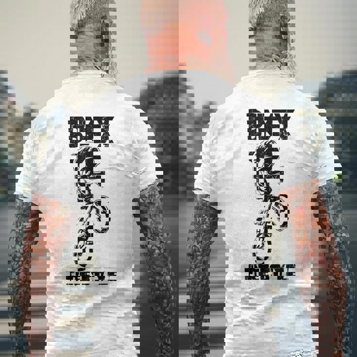 Bmxフリースタイルウェア キッズ、大人 Bmxギフト メンズTシャツ バックプリント 高齢者への贈り物