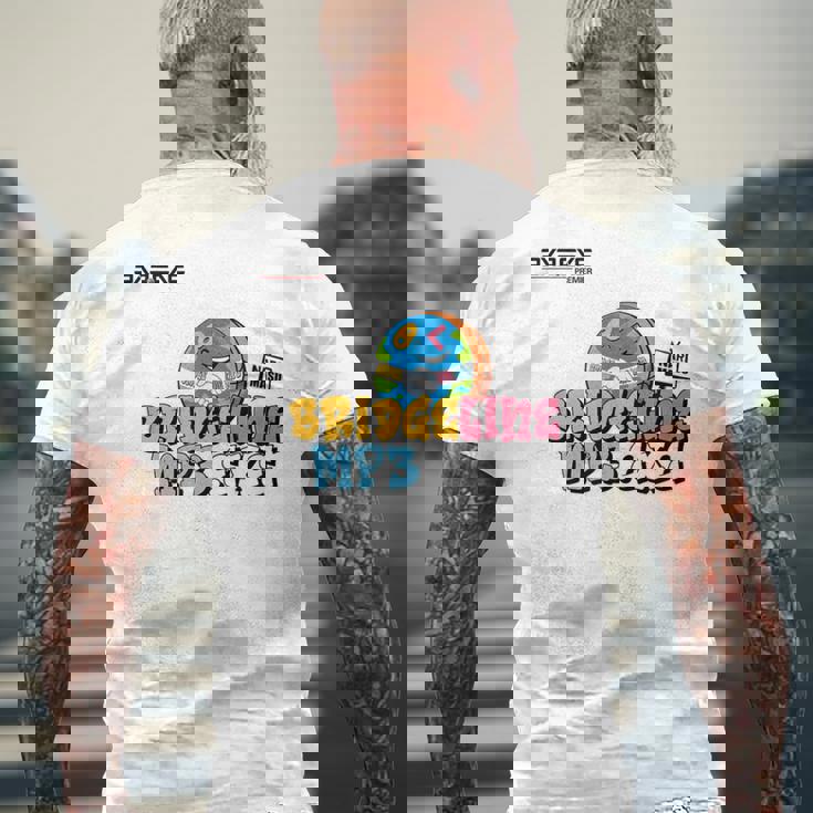 Bridge Line Mp3Exe_2_須田義龍 メンズTシャツ バックプリント 高齢者への贈り物