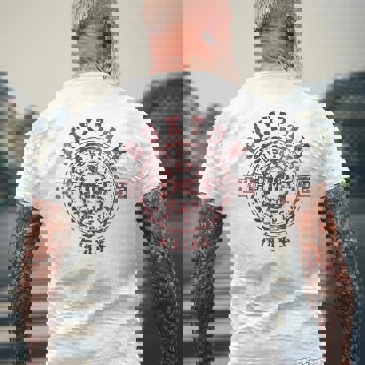 Buxton Me メンズTシャツ バックプリント 高齢者への贈り物