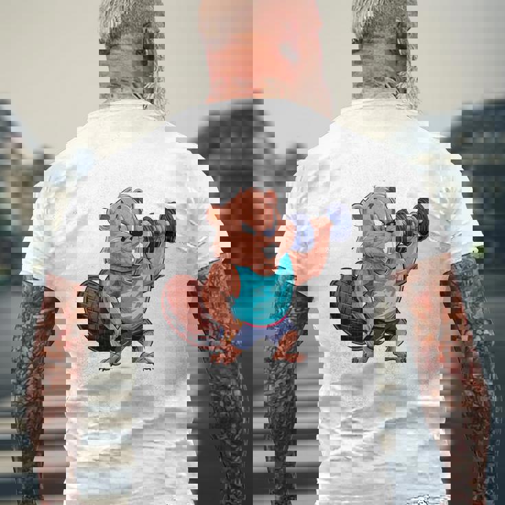 Bóbr Kurwa Gym Fitness Meme ボディービルダー&パンパー 長袖tシャツ メンズTシャツ バックプリント 高齢者への贈り物