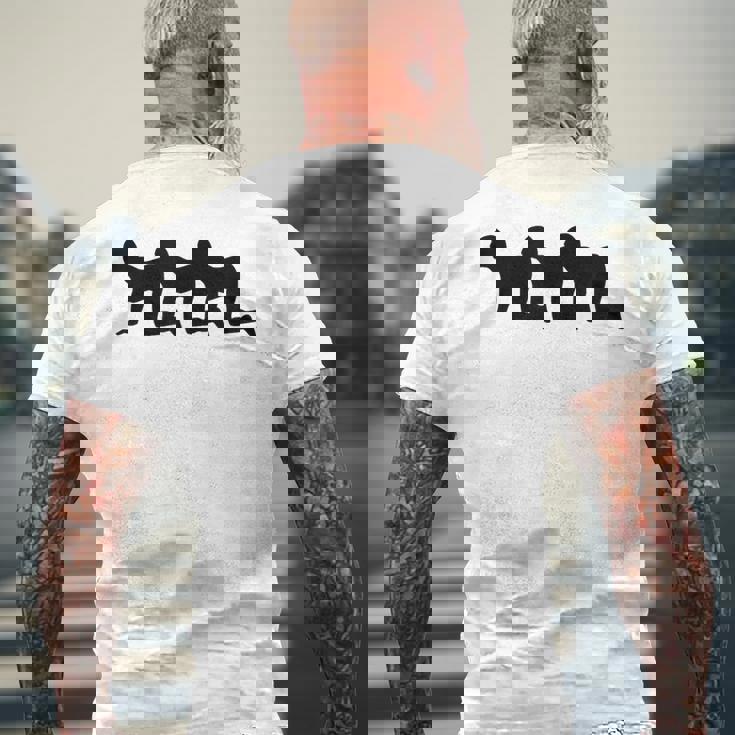 Centipede Humor Human Centiped Parody Horor メンズTシャツ バックプリント 高齢者への贈り物