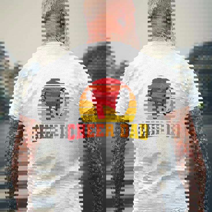 Cheer Dad チアリーディング 父の日 長袖tシャツ メンズTシャツ バックプリント 高齢者への贈り物