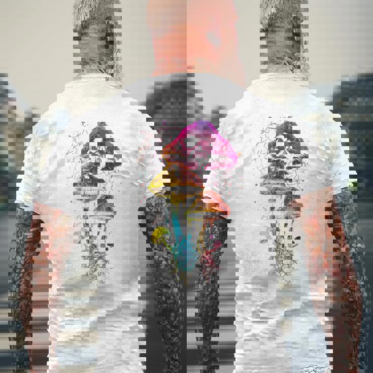 Colorful Minimalic Drippingkull 長袖tシャツ メンズTシャツ バックプリント 高齢者への贈り物