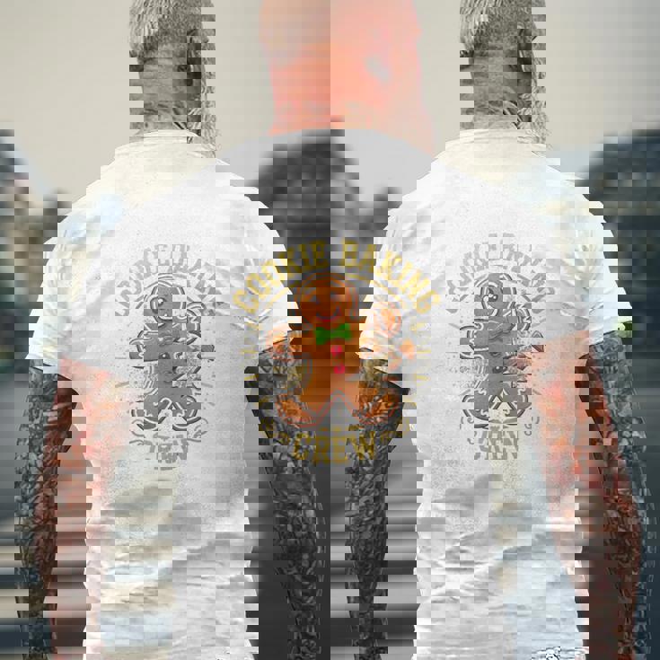 Cookie Baking Crew ジンジャーブレッドマン おもしろクリスマスベーキング 長袖tシャツ メンズTシャツ バックプリント 高齢者への贈り物