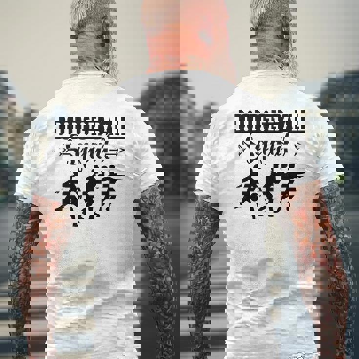 Dodgballquad Dodge Ball Game メンズTシャツ バックプリント 高齢者への贈り物