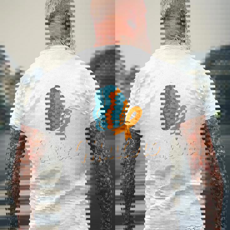 Early Detection Matters Ribbon Appendix Cancer Awareness 長袖tシャツ メンズTシャツ バックプリント 高齢者への贈り物