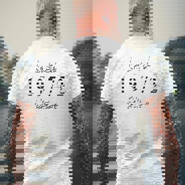Édition Limitée 1972 Anniversaire 1972 Born 1972Intage T-shirt imprimé au dos Cadeaux pour les vieillards