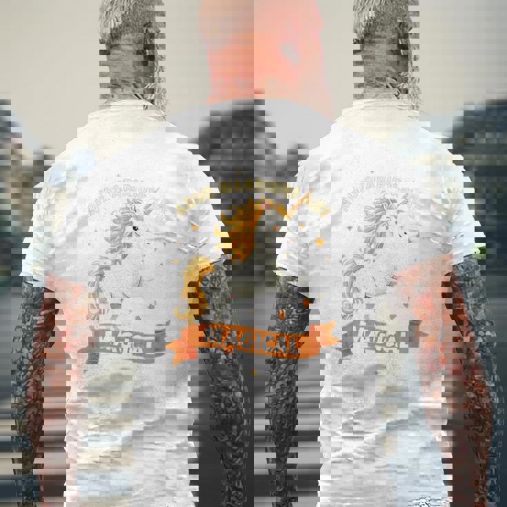 Empowered Adhd Warrior Unicorn Neurodiversity Pride 長袖tシャツ メンズTシャツ バックプリント 高齢者への贈り物