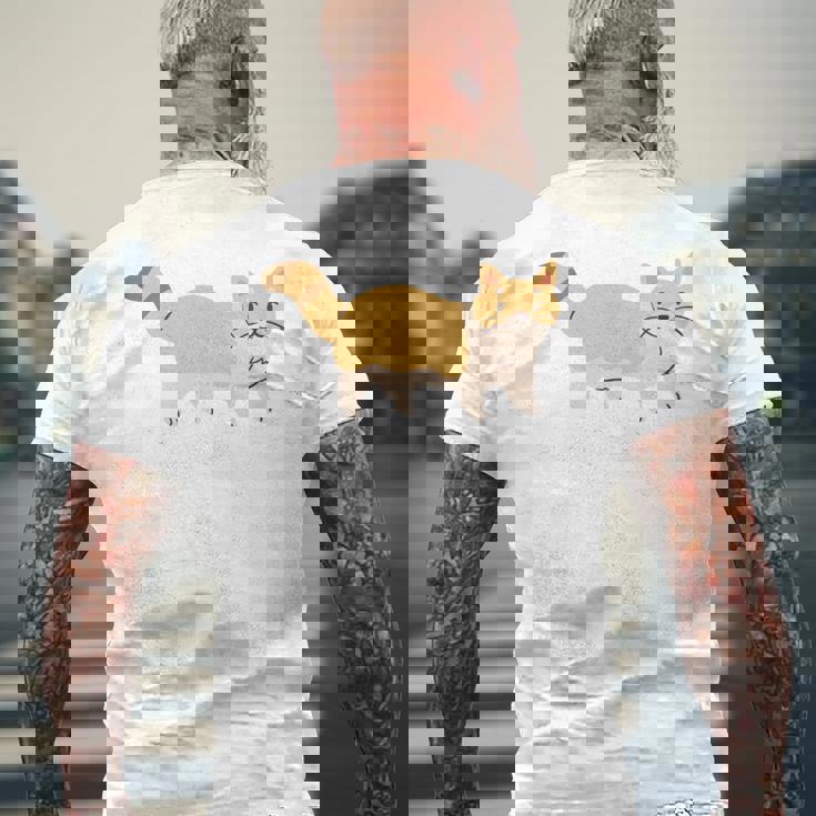 Everybody Want To Be A Cat Pet Cat Lover 長袖tシャツ メンズTシャツ バックプリント 高齢者への贈り物