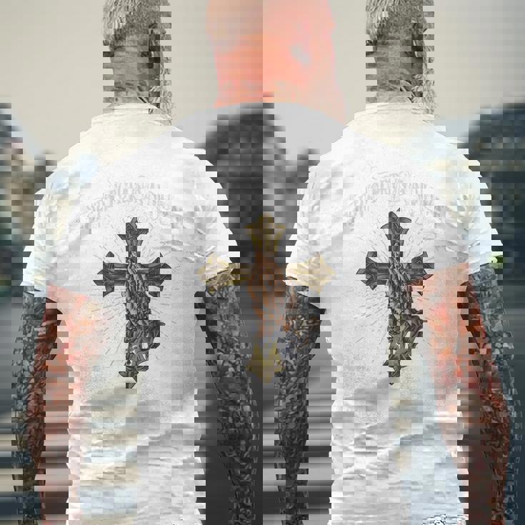 Fortis Fortis Fortuna Adiuvat 2024 メンズTシャツ バックプリント 高齢者への贈り物