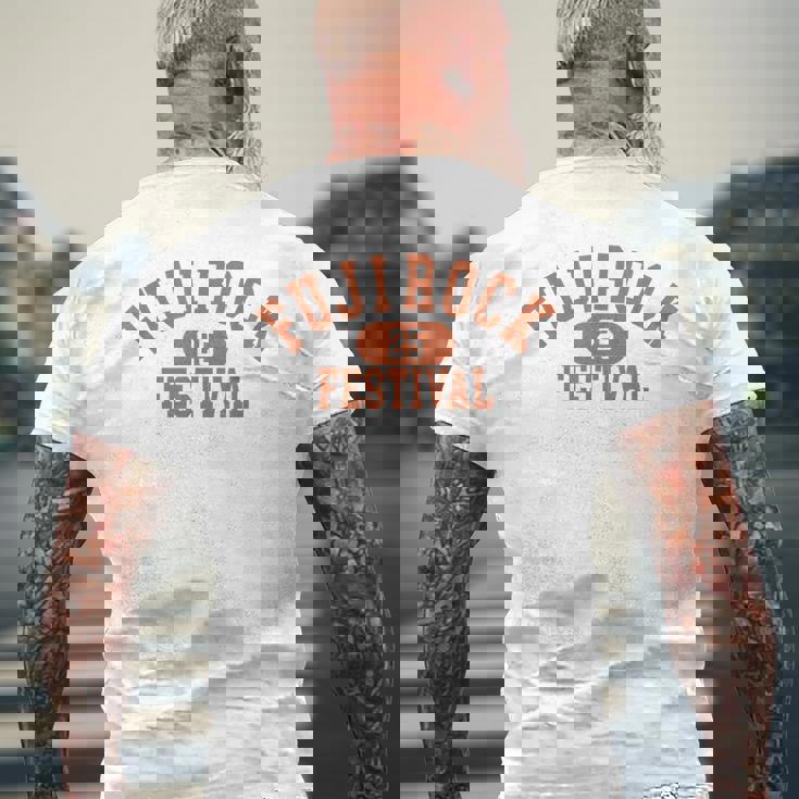 Fuji Rock 25 College Amazon Limited Color メンズTシャツ バックプリント 高齢者への贈り物