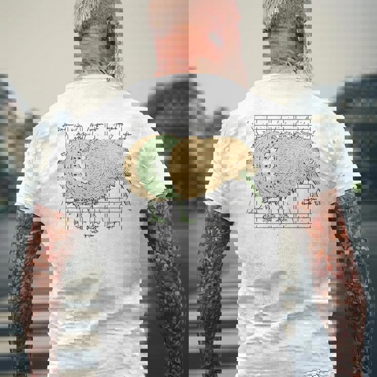 Kiwi コンポーネント カワイイ キウイ 鳥のギフト ニュージーランド 面白い メンズTシャツ バックプリント 高齢者への贈り物