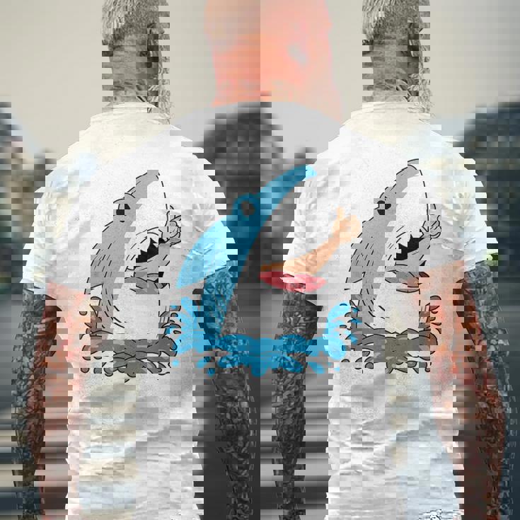 Parodyhark メンズTシャツ バックプリント 高齢者への贈り物