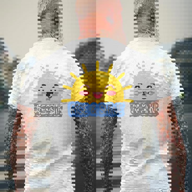 Rise Andhineummerunshine グラフィック 長袖tシャツ メンズTシャツ バックプリント 高齢者への贈り物