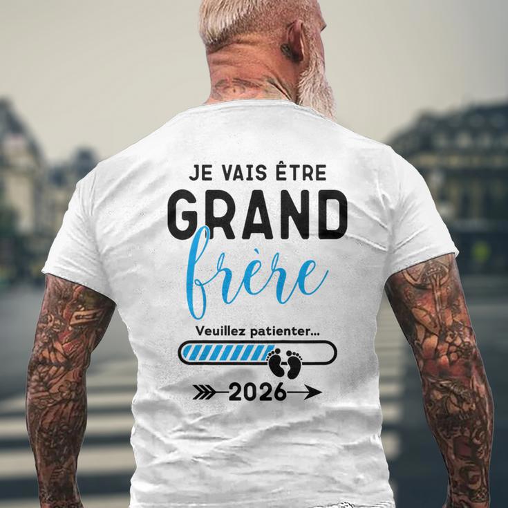 Futur Grand Frère 2026_ Jeais Être Grand Frère 2026 Camiseta Hombre Estampado Espalda Regalos para ancianos