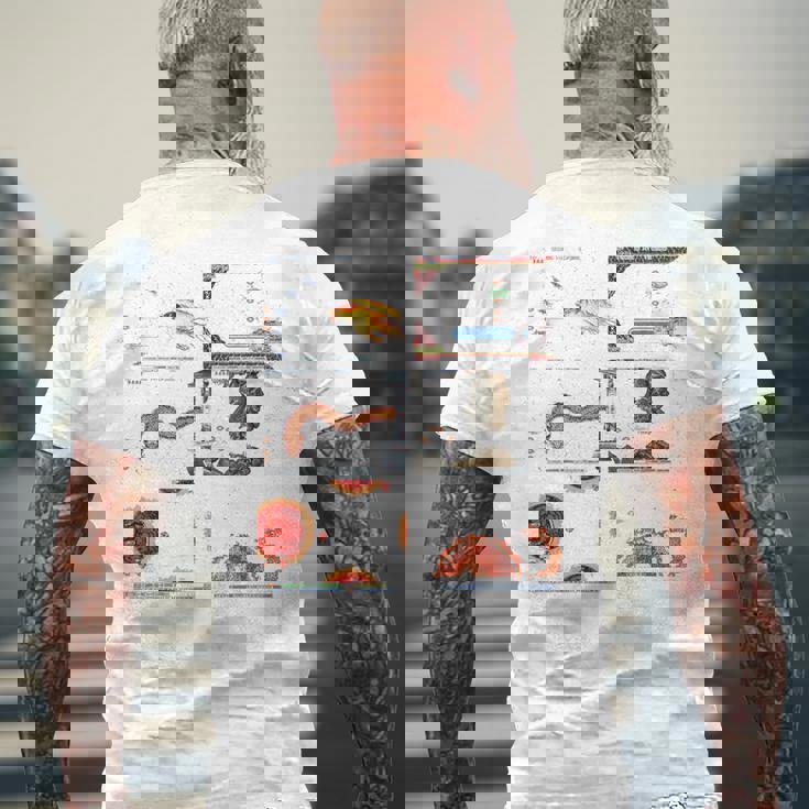 Gradius スクリーンショット ボス マルチ レトロ 宇宙戦 銀河 メンズTシャツ バックプリント 高齢者への贈り物