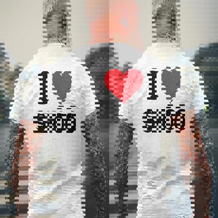 I Hearthoo Japan Love 日本土産 メンズTシャツ バックプリント 高齢者への贈り物