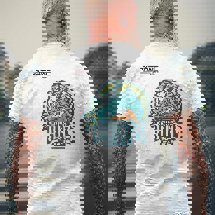 Hokuso RhinosExe_14_大野勇哉 メンズTシャツ バックプリント 高齢者への贈り物