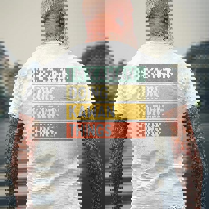 I'm Kawan Doing Kawan Things 面白い名言 長袖tシャツ メンズTシャツ バックプリント 高齢者への贈り物