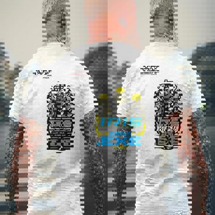 Irispartners AichiExe_7_韓禎良 メンズTシャツ バックプリント 高齢者への贈り物