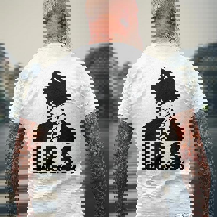 IRS レコード メンズTシャツ バックプリント 高齢者への贈り物