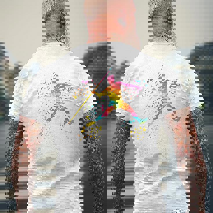 Javelin Throwe Colorsplash キッズ やり投げ メンズTシャツ バックプリント 高齢者への贈り物