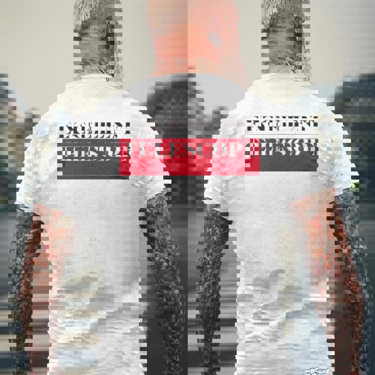 Kenko エクセレントテレスコープ 90年代復刻デザイン 両面デザイン淡色ボディ メンズTシャツ バックプリント 高齢者への贈り物