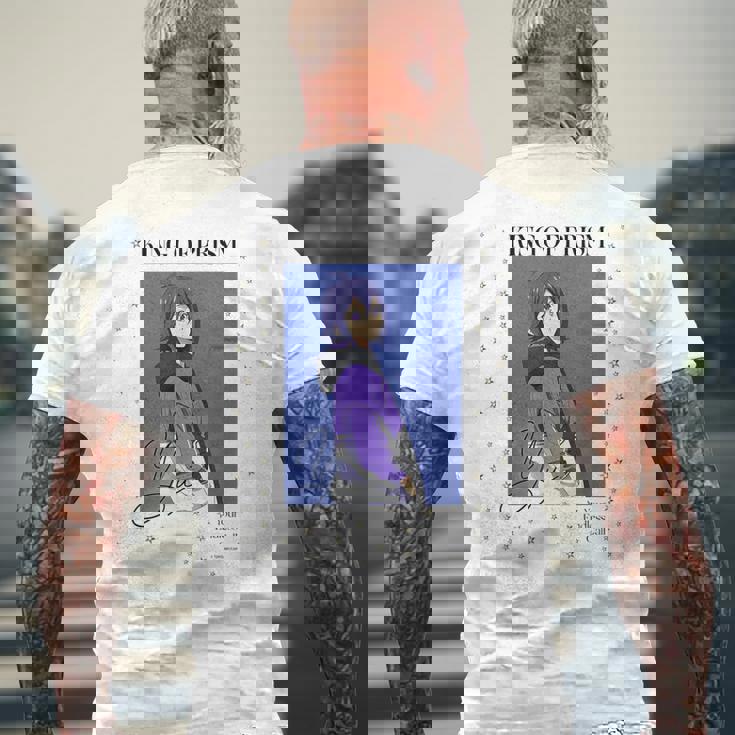 King Of Prism-Your Endless Call- 新イラスト ユウ メンズTシャツ バックプリント 高齢者への贈り物