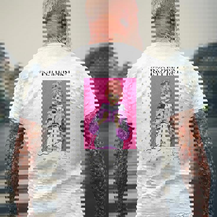 King Of Prism-Your Endless Call- 新イラスト レオ メンズTシャツ バックプリント 高齢者への贈り物