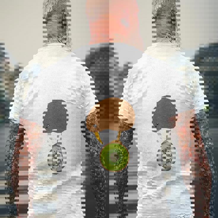 Kiwi Bird Evolution 面白いキウイフルーツパンギフトtシャツ メンズTシャツ バックプリント 高齢者への贈り物