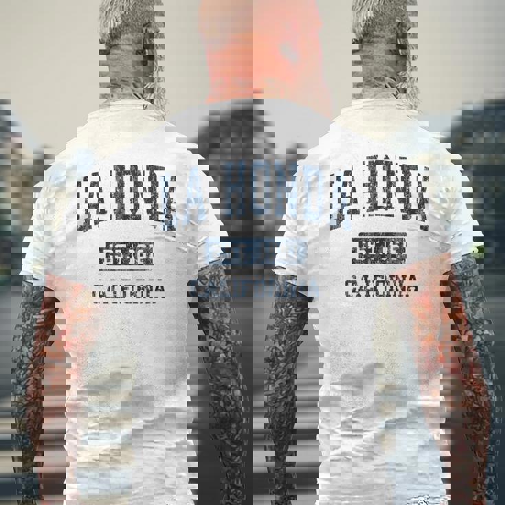 La Honda カリフォルニア Ca ビンテージ アスレチック スポーツデザイン メンズTシャツ バックプリント 高齢者への贈り物