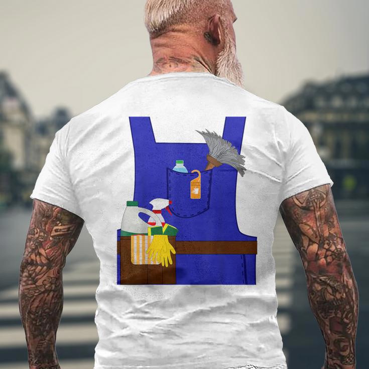Last Minute Cleaner ハロウィンワーカーズグループコスチューム メンズTシャツ バックプリント 高齢者への贈り物