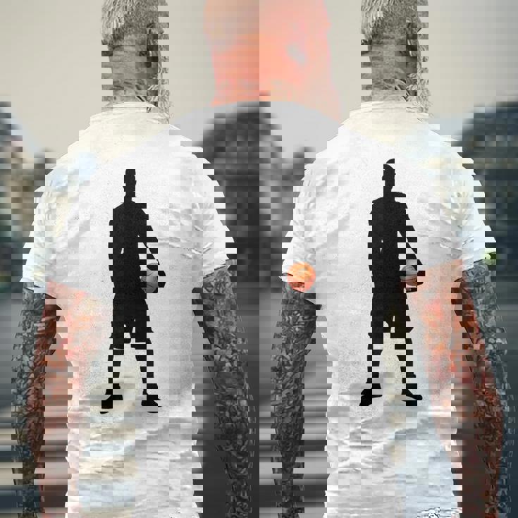 The Legend Basketballlam Dunk For The Basketball Lovers メンズTシャツ バックプリント 高齢者への贈り物