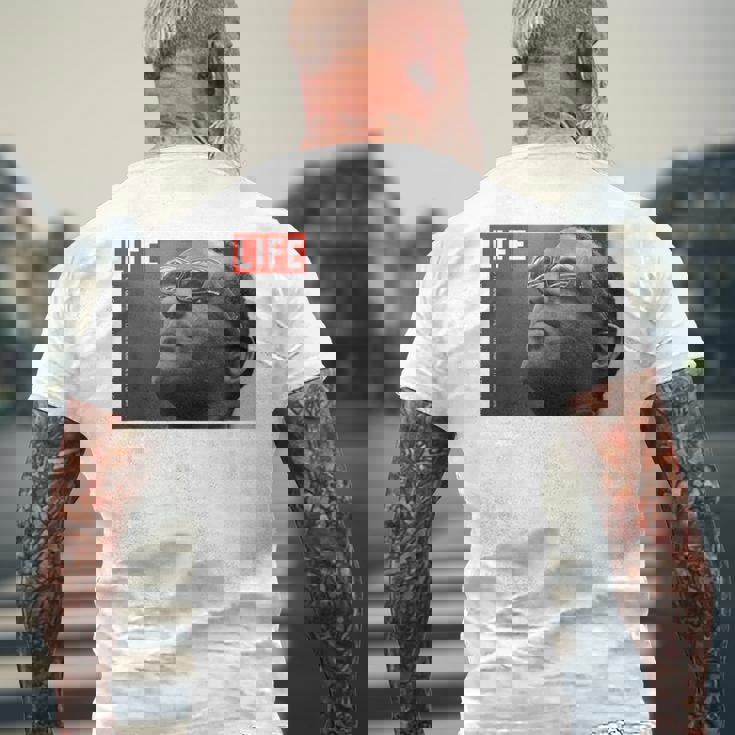 Life Picture Collection レイ チャールズ（1） メンズTシャツ バックプリント 高齢者への贈り物