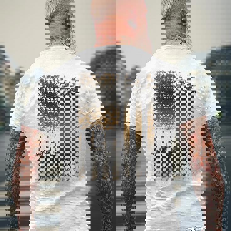 I Love Guns ブラックライフルコーヒー メンズ レディース バックデザイン メンズTシャツ バックプリント 高齢者への贈り物