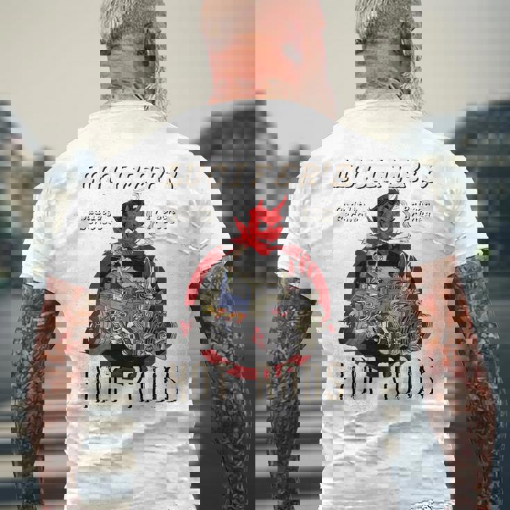 Lucifer's Hot Rodhop ロカビリー Prison Price ラットロッド メンズTシャツ バックプリント 高齢者への贈り物