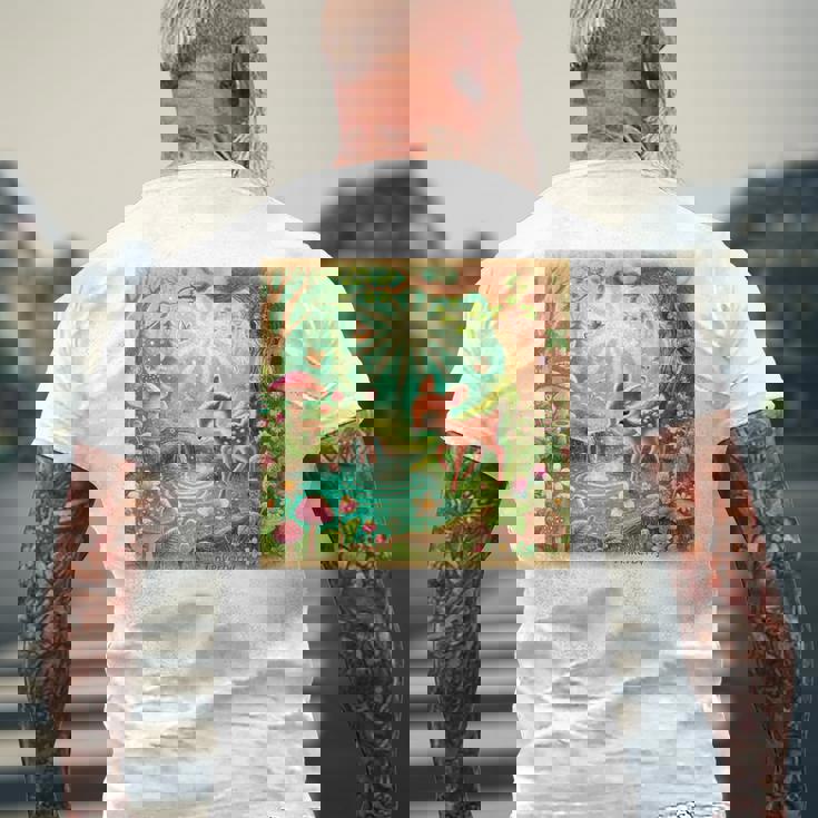 Lulu's Little Pond メンズTシャツ バックプリント 高齢者への贈り物