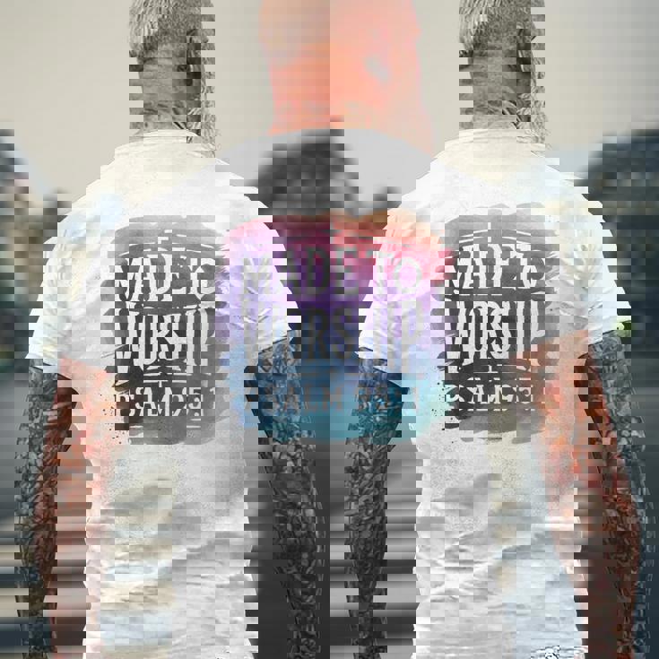 Made To Worship シャツ 礼拝シャツ メンズ & レディース God メンズTシャツ バックプリント 高齢者への贈り物