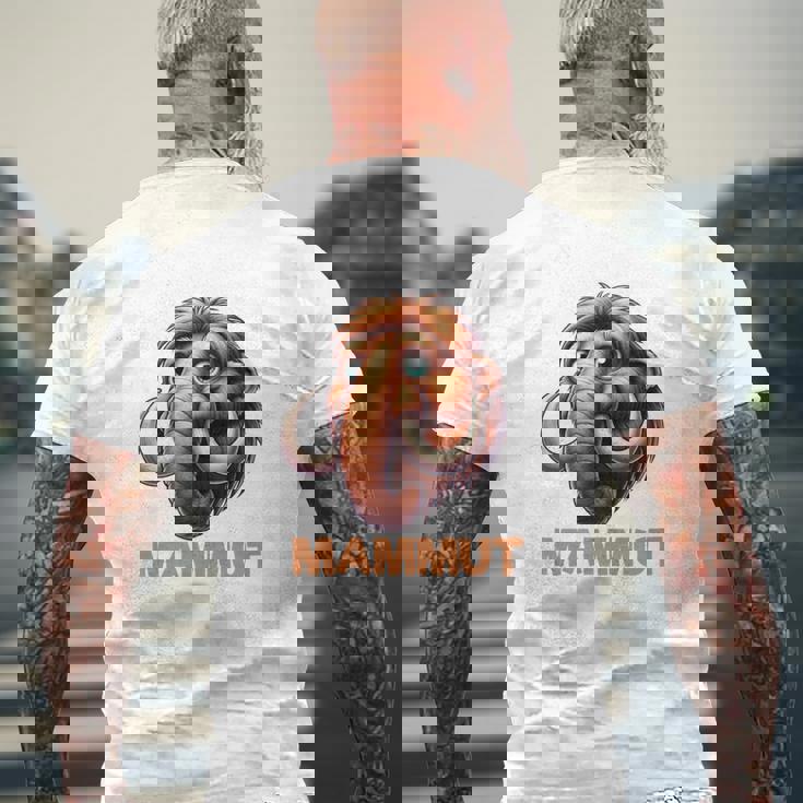 Mammut 氷河期 石器時代 象 ダス イスト マムート コスチューム 長袖tシャツ メンズTシャツ バックプリント 高齢者への贈り物