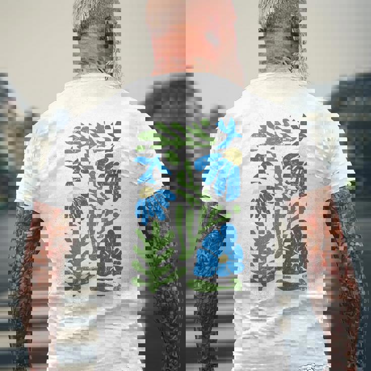 Matisse 抽象 秋 造花 美的 ペイント 長袖tシャツ メンズTシャツ バックプリント 高齢者への贈り物