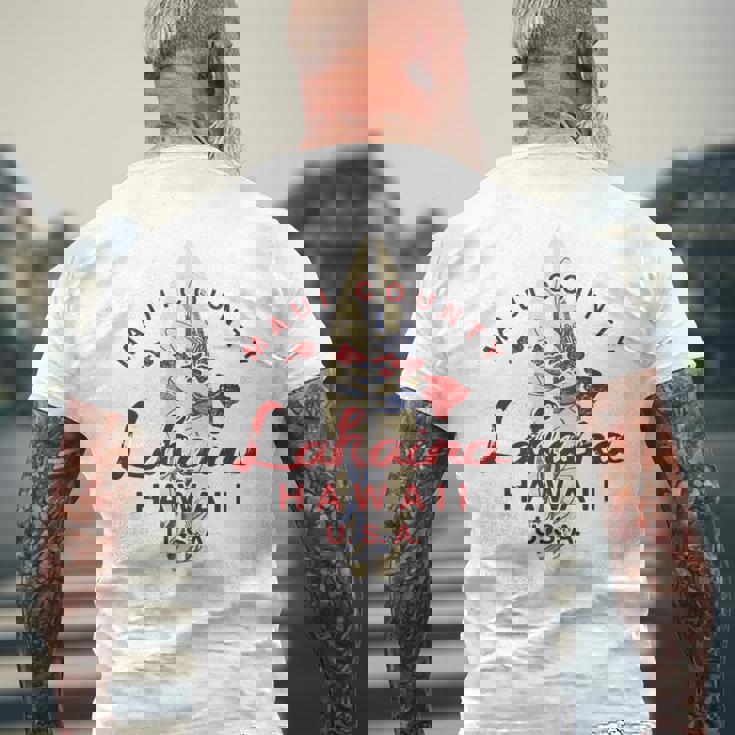 Maui Lahaina ヴィンテージ ハワイ諸島 長袖tシャツ メンズTシャツ バックプリント 高齢者への贈り物