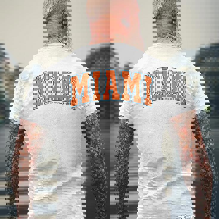 Miami Throwback Classic 長袖tシャツ メンズTシャツ バックプリント 高齢者への贈り物